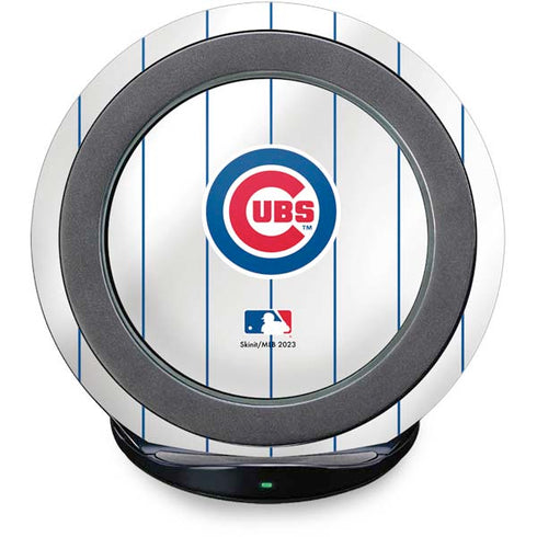 MLB Chicago Cubs Home Jersey Fast Charge Wireless Charging Stand Skin